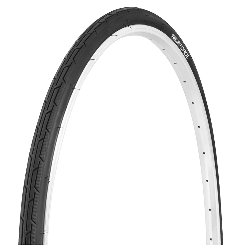 Plášť FORCE 27 x 1 1/4, IA-2403 černý výprodej