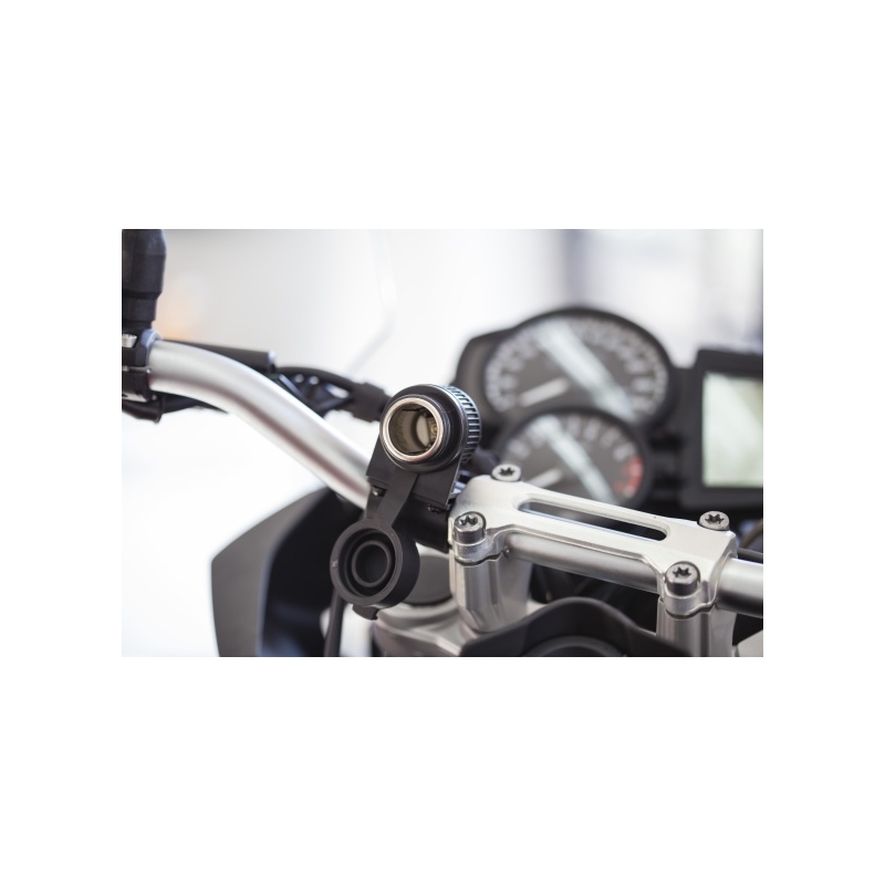 Zásuvka na motorku vodotěsná R-TECH s pojistkou