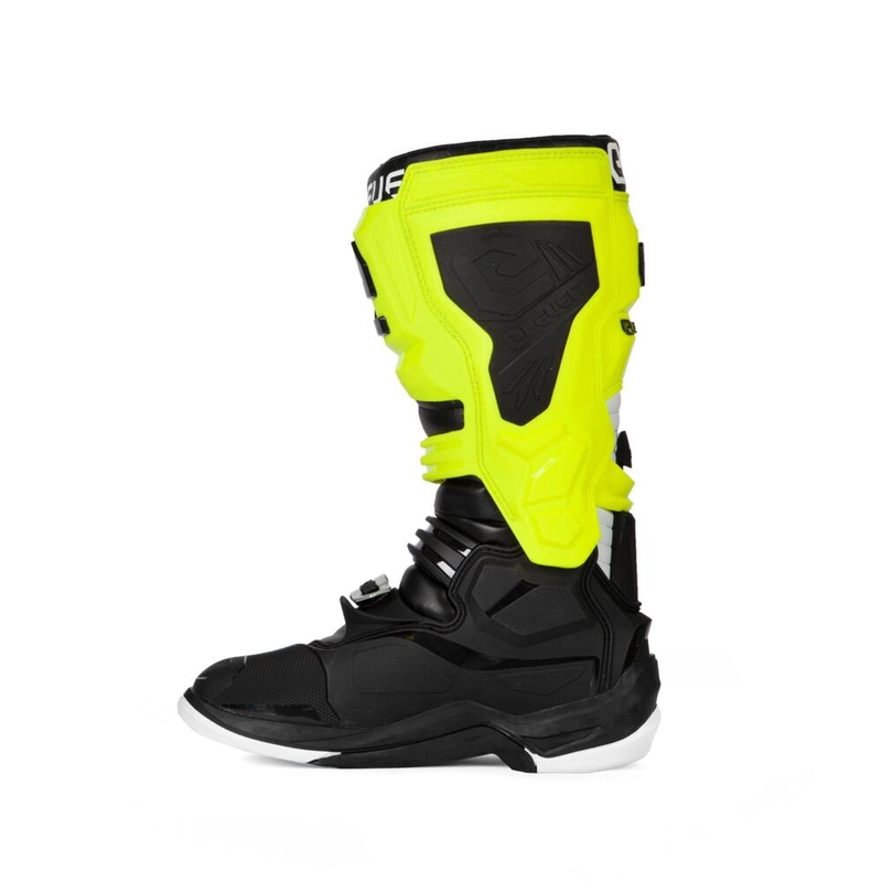 Boty na motorku Eleveit X-Legend černo-fluo žluto-bílé výprodej