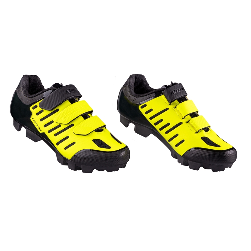 Tretry FORCE MTB TEMPO, fluo-černé výprodej