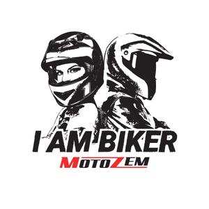 Nálepka MotoZem I Am Biker