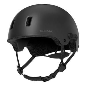 Helma na kolo s headsetem SENA Rumba matná černá