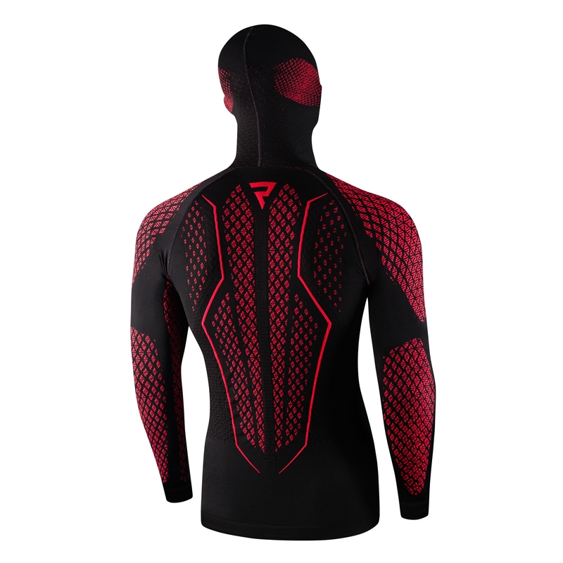 Termo triko Rebelhorn Therm II 2v1 černo-červené