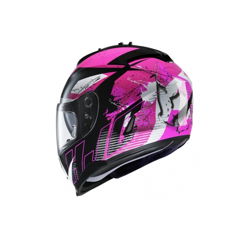 Integrální přilba na motorku HJC IS-17 Pink Rocket MC8 výprodej