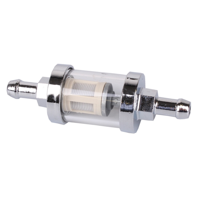 Palivový filtr R-TECH chromový 8 mm