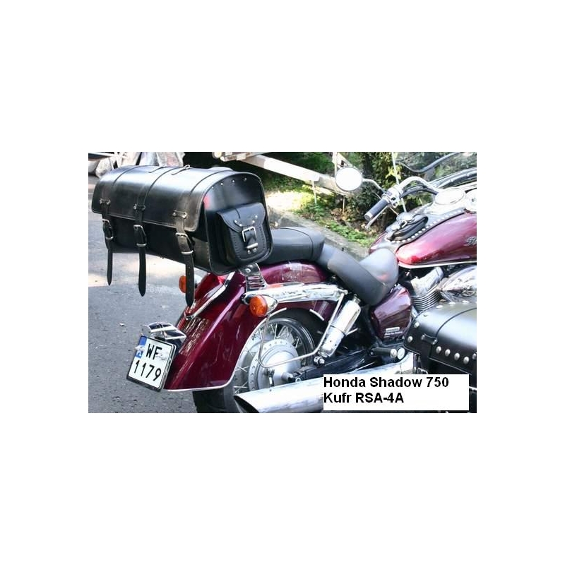 Kožený moto kufr na motorku Chopper RSA-4A