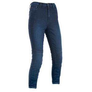 Zkrácené dámské kalhoty Oxford Original Approved Jeggings AA modré indigo výprodej