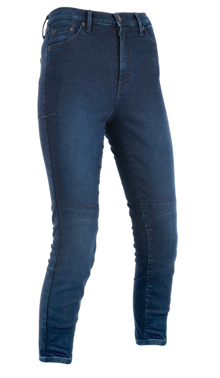 Zkrácené dámské kalhoty Oxford Original Approved Jeggings AA modré indigo Velikost: W20/L26