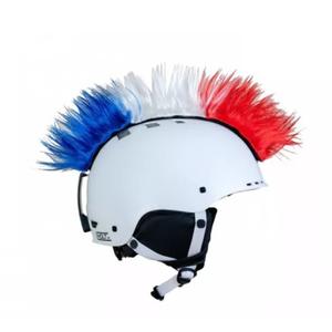 Číro na helmu Mohawk modro-bílo-červené