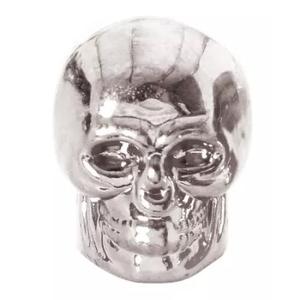 Čepičky na ventilky Oxford Skull stříbrné