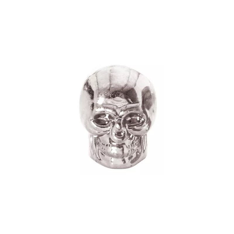 Čepičky na ventilky Oxford Skull stříbrné