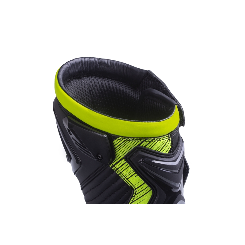Boty na motorku Street Racer Grid černo-fluo žluté