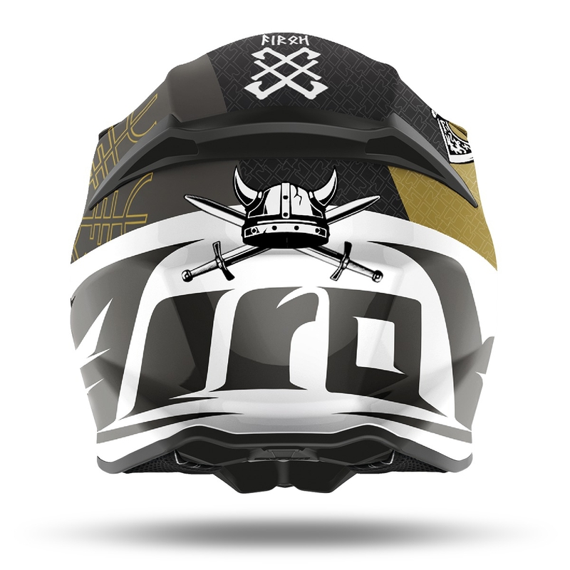 Motokrosová přilba Airoh Twist 2.0 Sword 2021 bílo-zlato-šedá výprodej