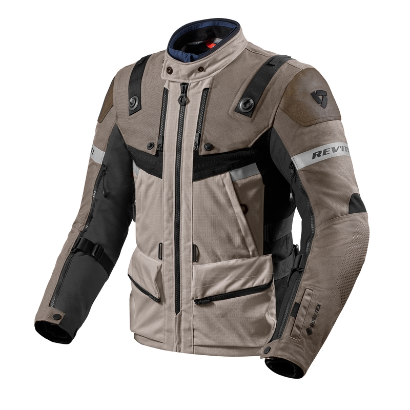 Bunda na motorku Revit Defender 3 GTX hnědo-černá