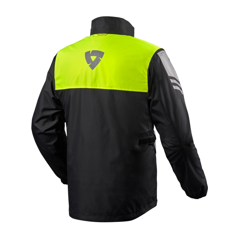 Moto bunda do deště Revit Nitric 3 H2O černo-fluo žlutá výprodej