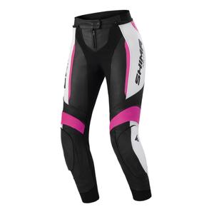 Dámské kalhoty na motorku Shima Miura 2.0 černo-bílo-růžové