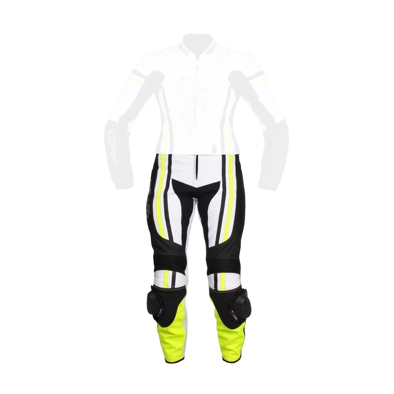 Dámské kalhoty Tschul 554 bílo-černo-žlutá fluo výprodej