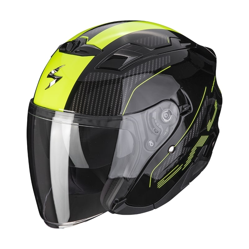 Otevřená přilba Scorpion EXO-230 Condor černo-fluo žlutá