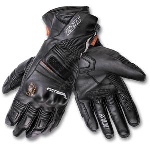 Kožené rukavice na motorku SECA Turismo III černé výprodej