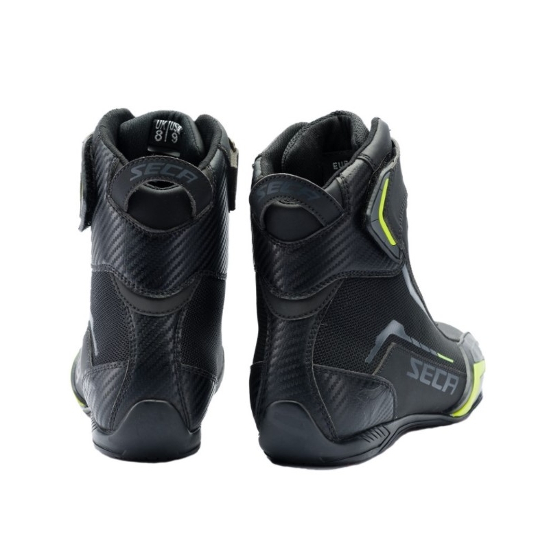 Boty na motorku SECA Apex Evo černo-fluo žluté výprodej