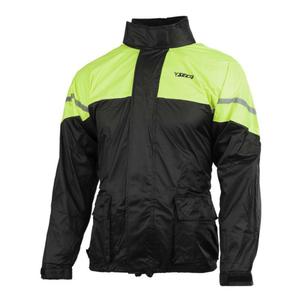 Moto bunda do deště SECA Rain černo-fluo žlutá výprodej