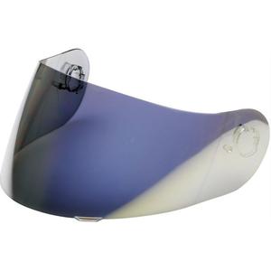 Modře iridiové plexi HJC HJ-33