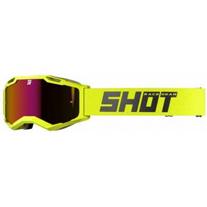 Motokrosové brýle Shot Iris 2.0 Solid fluo žluté