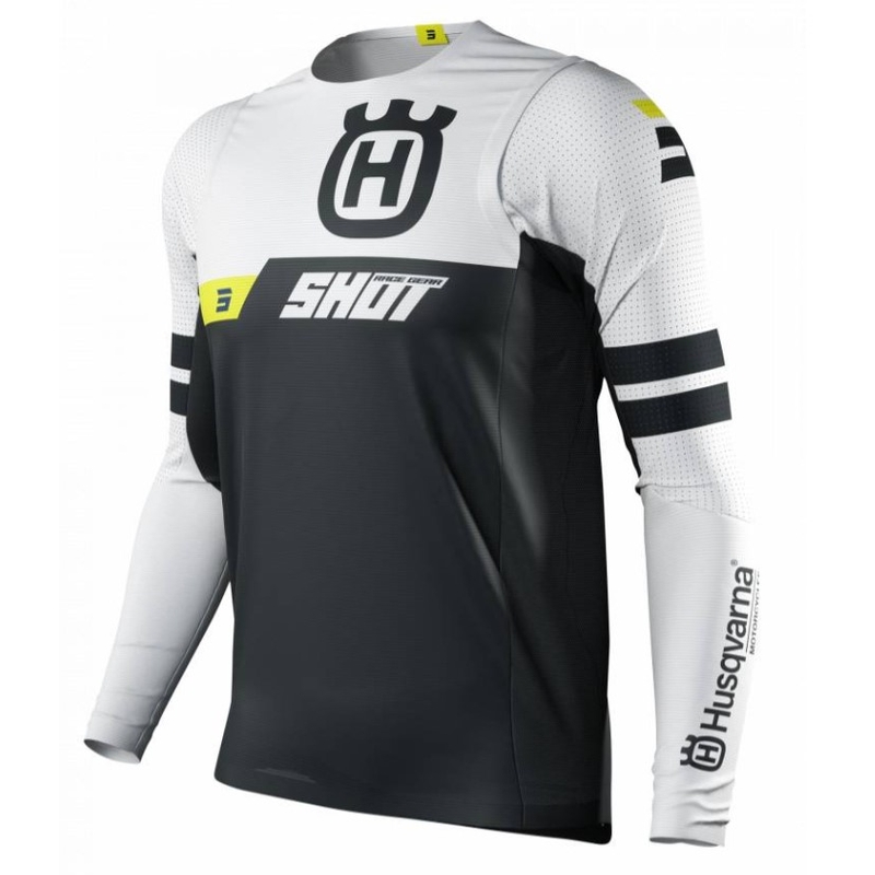Motokrosový dres Shot Aerolite Husqvarna černý