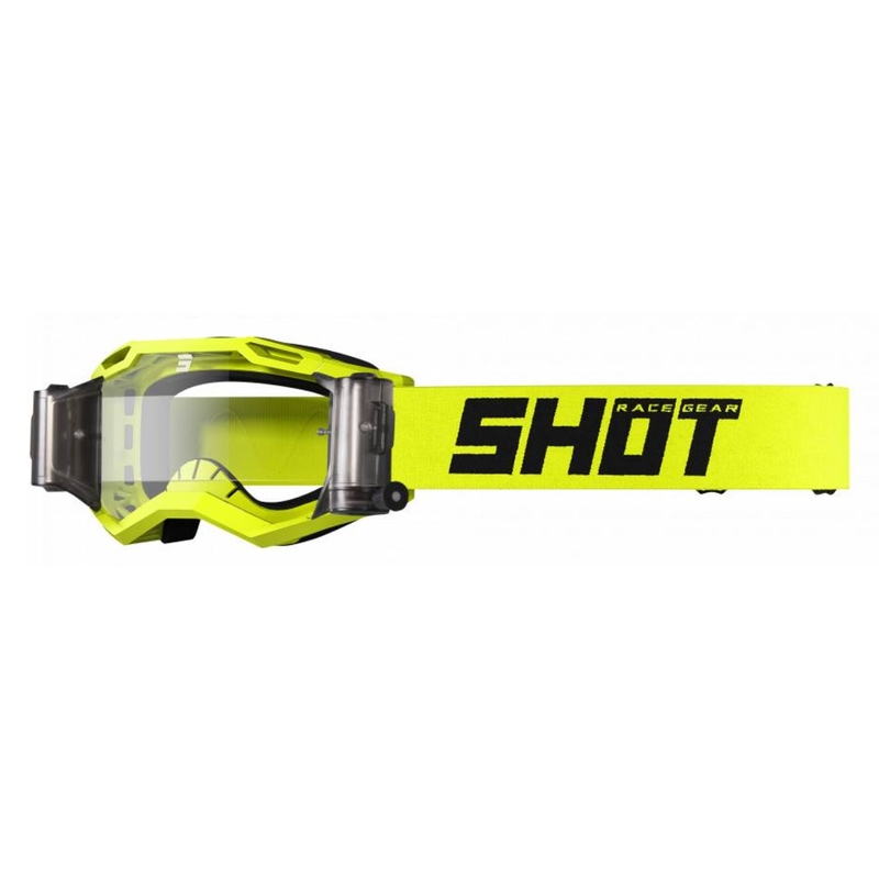 Motokrosové brýle Shot Assault 2.0 Solid Roll-Off fluo žluté výprodej