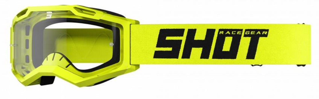 Motokrosové brýle Shot Assault 2.0 Solid fluo-žluté