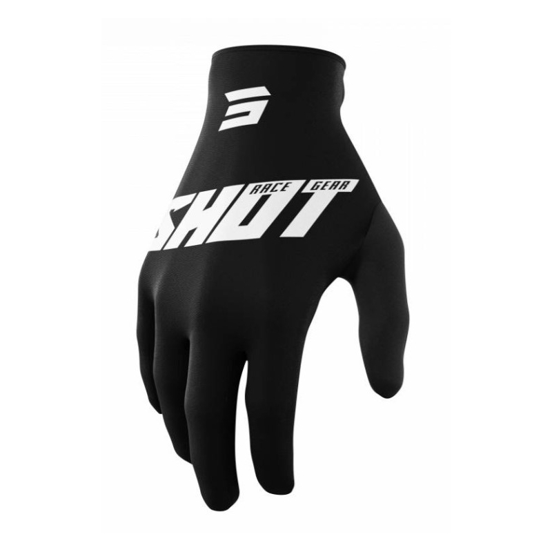 Motokrosové rukavice Shot Raw Burst černé výprodej