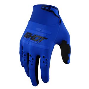Motokrosové rukavice Shot Vision modré