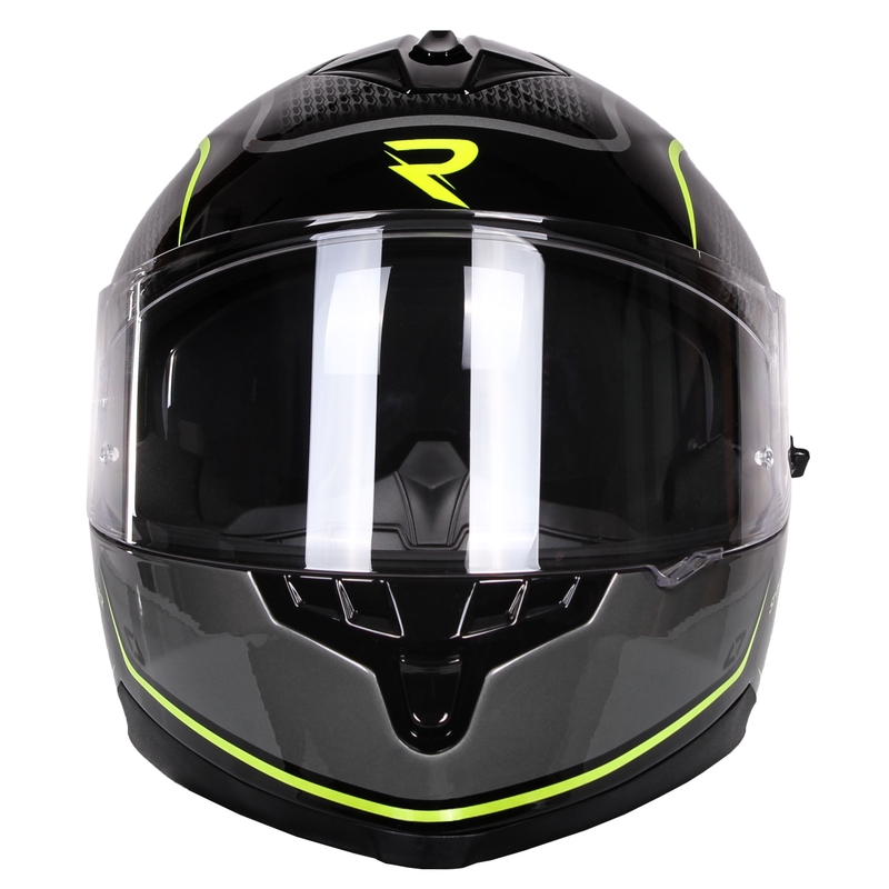 Integrální přilba na motorku Street Racer Magna černo-žlutá