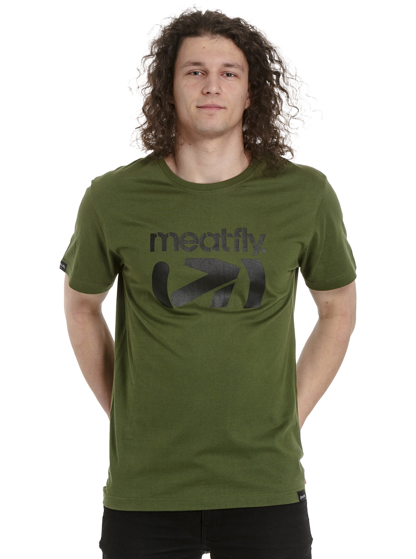 Triko Meatfly Podium zelené výprodej Velikost: 2XL
