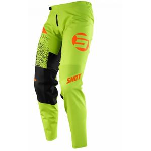 Dětské motokrosové kalhoty Shot Devo Roll oranžovo-zelené výprodej