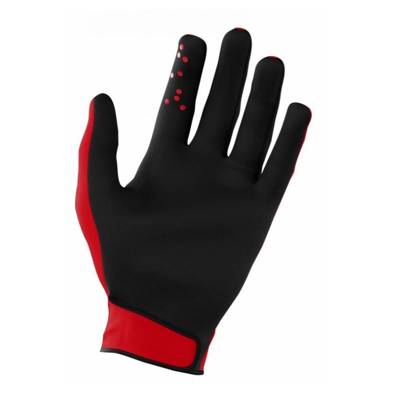 Motokrosové rukavice Shot Devo Skin černo-bílo-červené