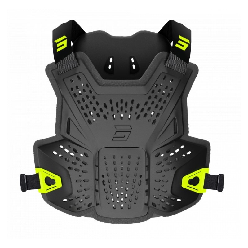 Chránič hrudníku Shot Airflow černý-fluo žlutý