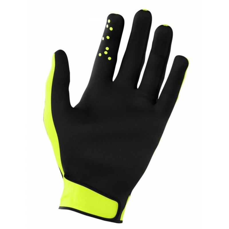 Motokrosové rukavice Shot Devo Skin černo-fluo žluté