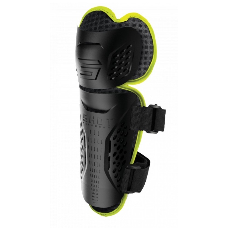 Dětské chrániče kolen Shot Optimal 2.0 černo-fluo žluté