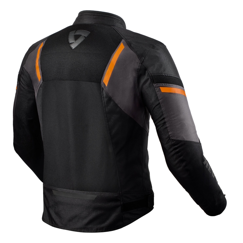 Bunda na motorku Revit GT-R Air 3 černo-fluo oranžová