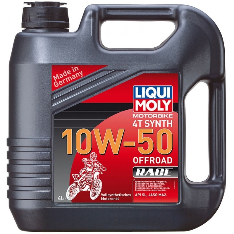 Motorový olej LIQUI MOLY Motorbike 4T Synth 10W50 Offroad Race 4 l
