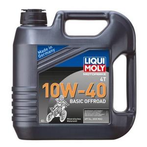 Motorový olej LIQUI MOLY Motorbike 4T 10W40 Basic Offroad 4 L
