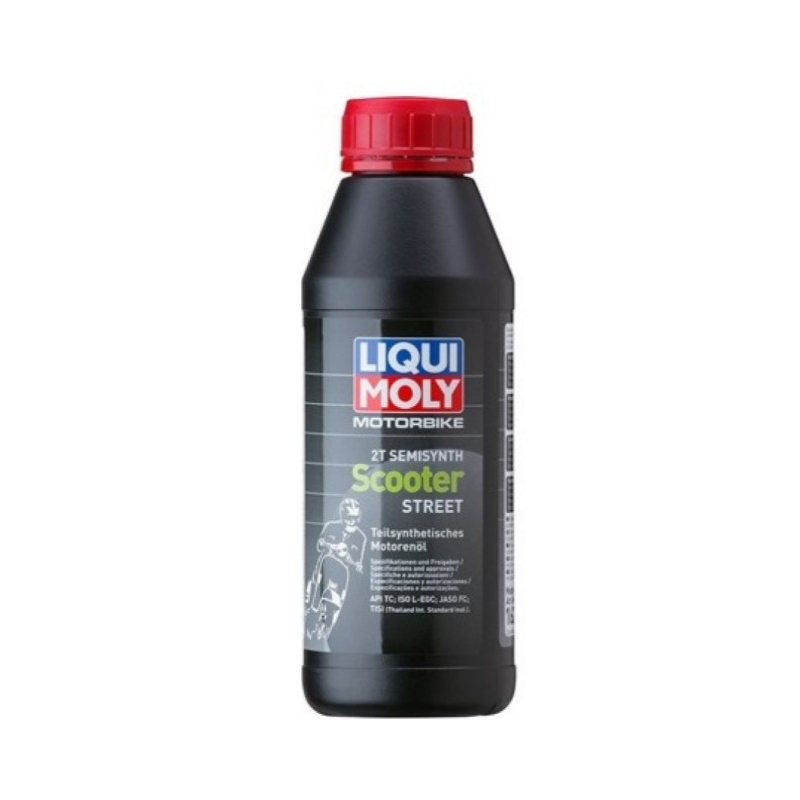 Motorový olej LIQUI MOLY Motorbike 2T Semisynth Scooter 500 ml