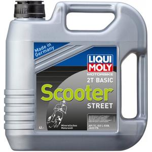 Motorový olej LIQUI MOLY Motorbike 2T Basic Scooter 4 L