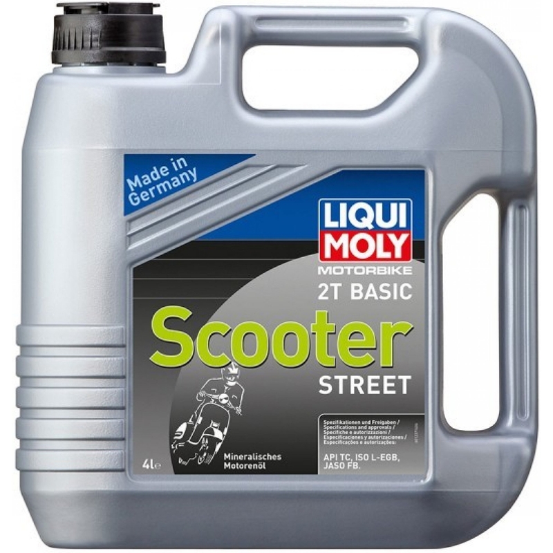 Motorový olej LIQUI MOLY Motorbike 2T Basic Scooter 4 l
