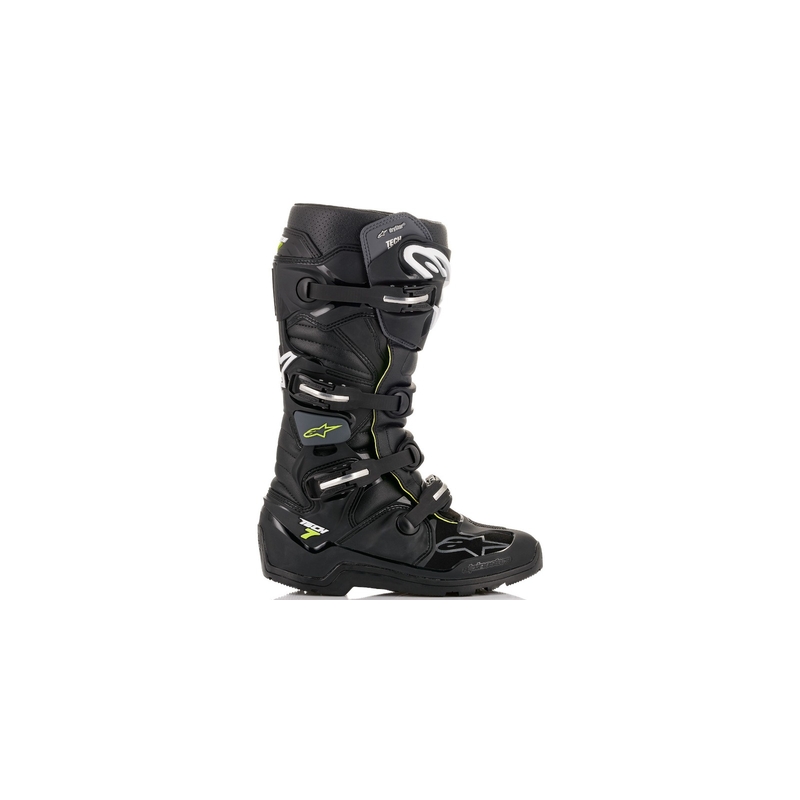 Boty na motorku Alpinestars Tech 7 Enduro Drystar černo-šedo-fluo žluté