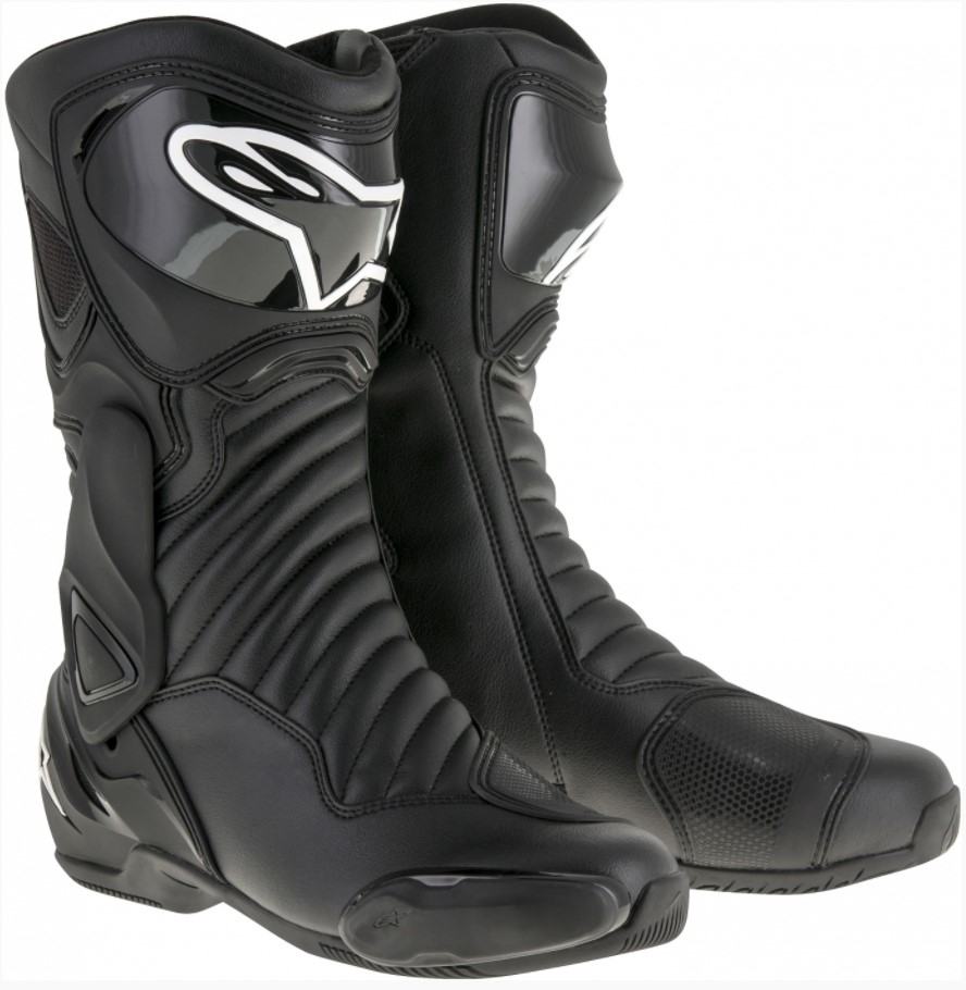 Boty na motorku Alpinestars S-MX 6 černé výprodej Velikost: 36