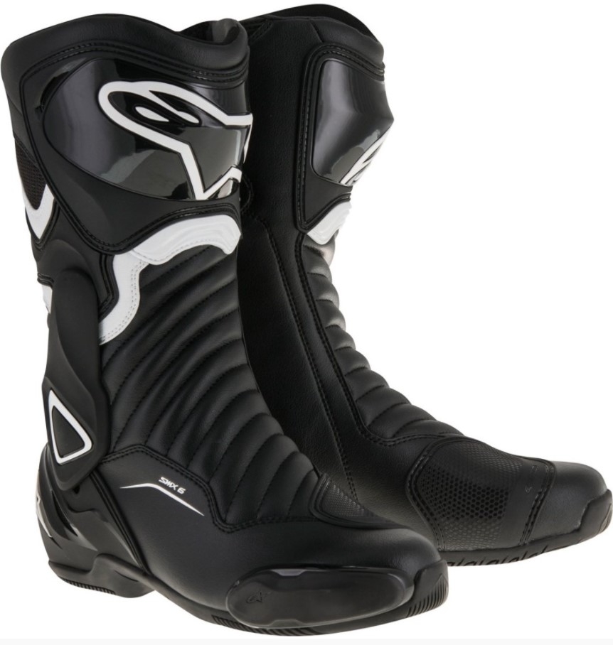 Boty na motorku Alpinestars S-MX 6 černo-bílé Velikost: 42