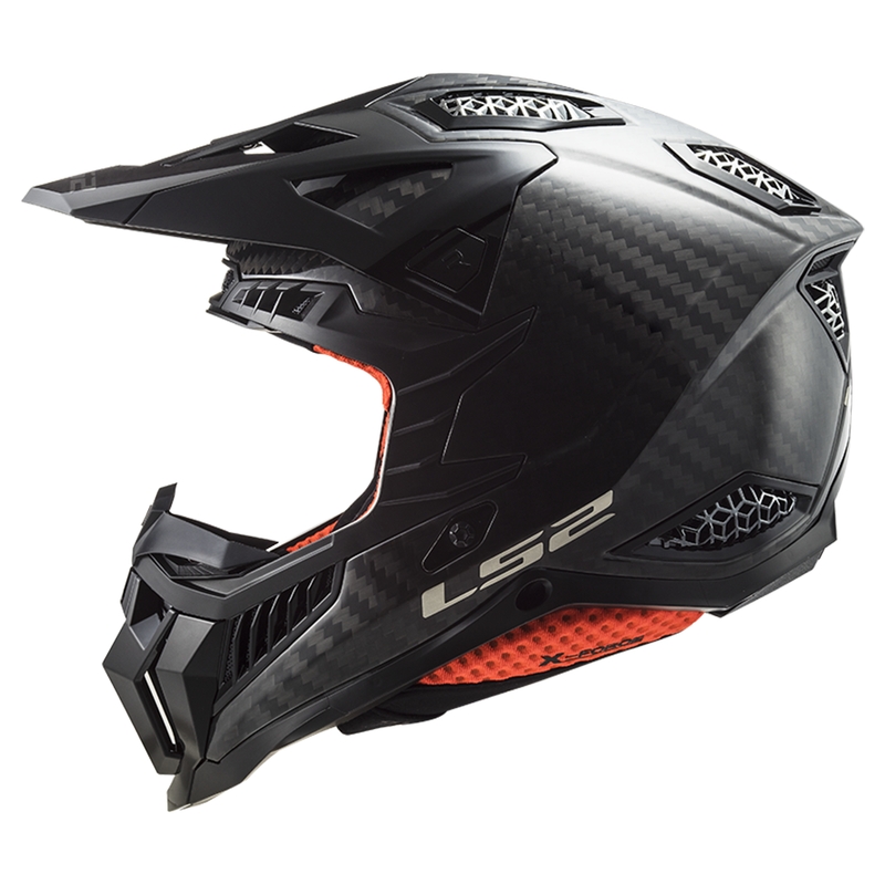 Motokrosová přilba LS2 MX703 X-Force Solid Carbon černá