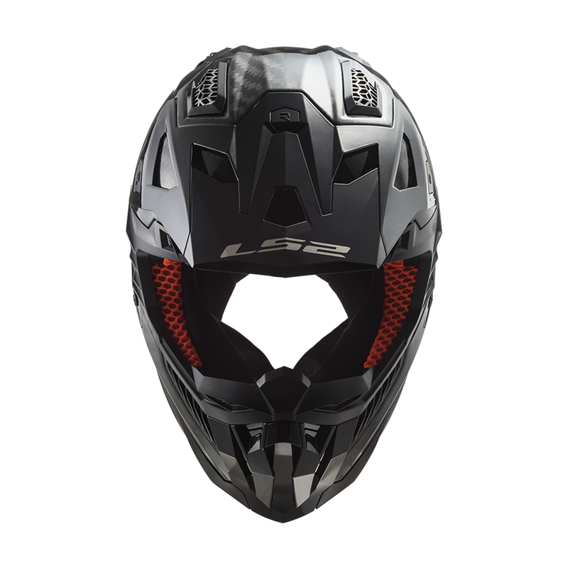 Motokrosová přilba LS2 MX703 X-Force Solid Carbon černá
